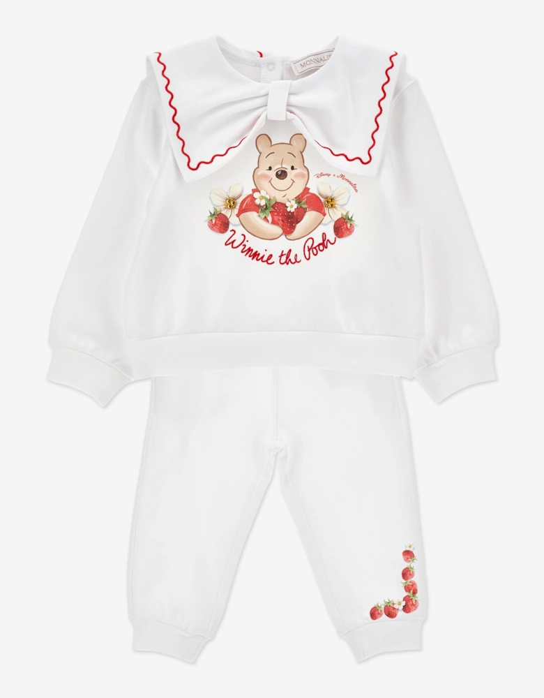 Baby Girls Winnie The Pooh Tracksuit in White