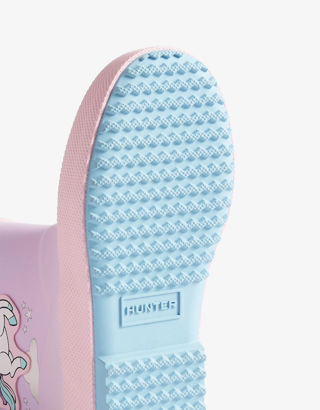 Girls First Unicorn Print Wellington Boots in Pink