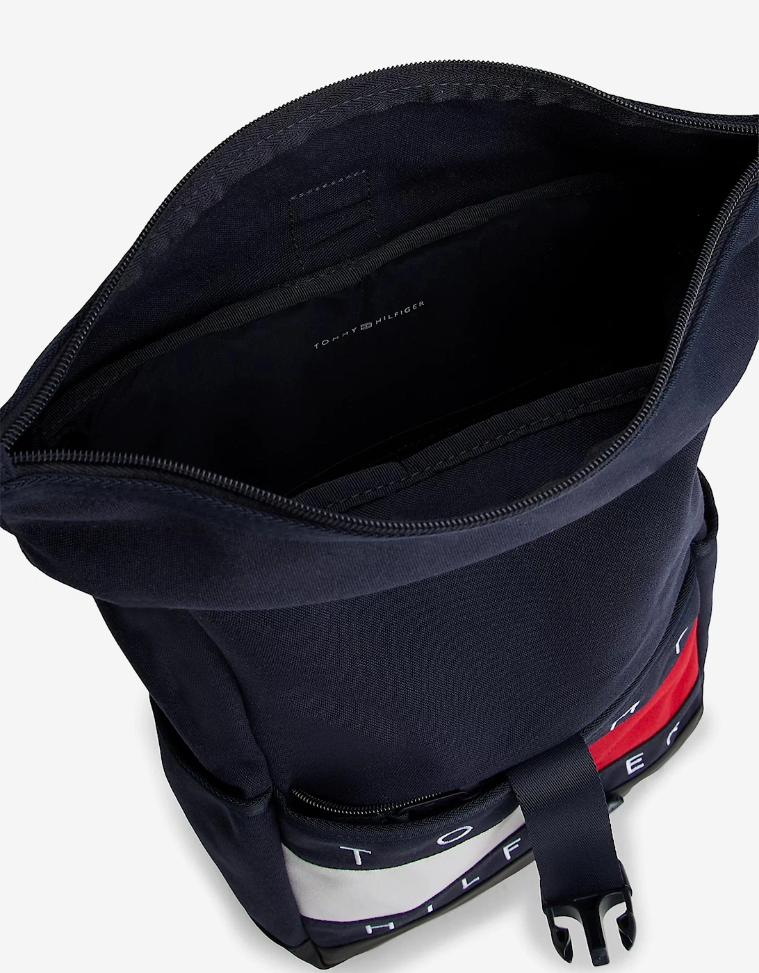 Kids Heritage Flag Roll Top Backpack in Navy (38.5cm)