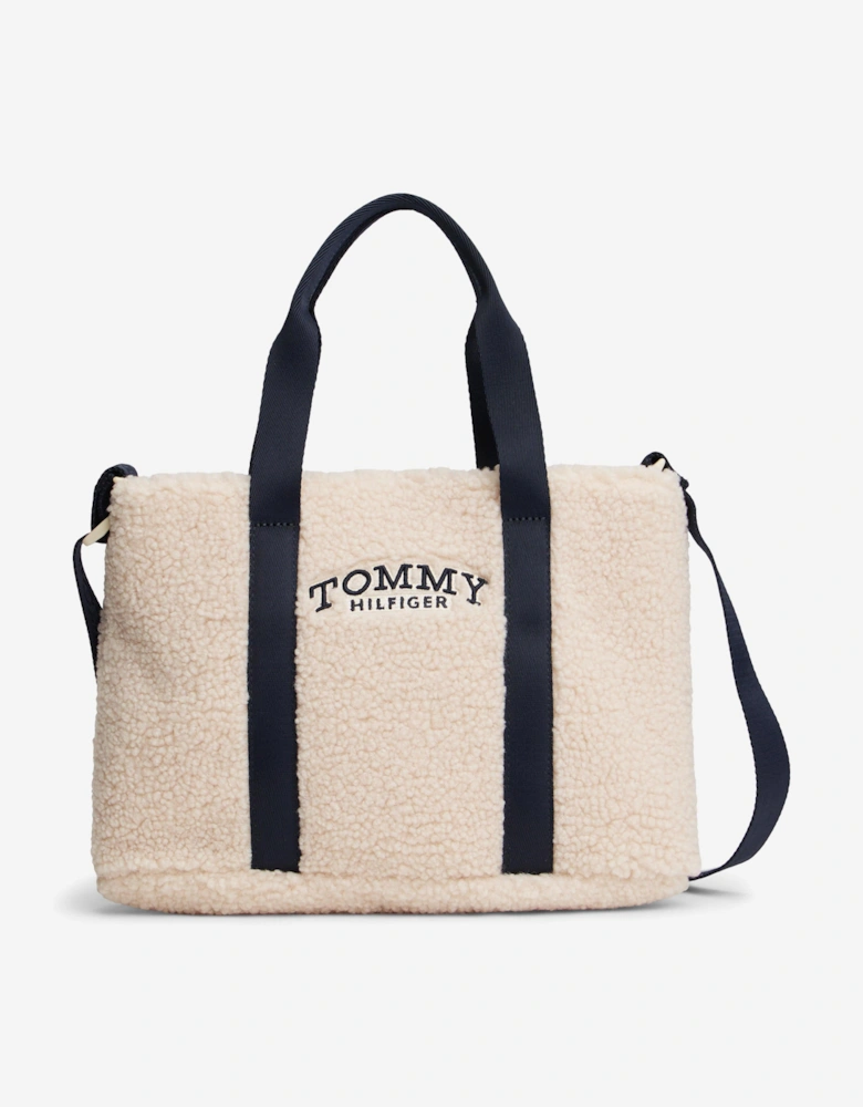 Girls Teddy Monotype Bag in Ivory (29cm)