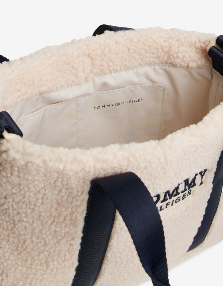 Girls Teddy Monotype Bag in Ivory (29cm)