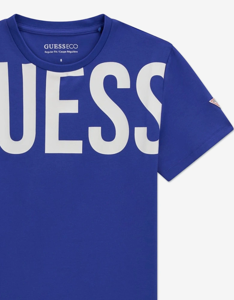 Boys Logo T-Shirt in Blue