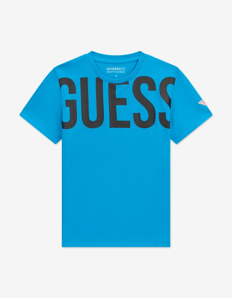 Boys Logo T-Shirt in Blue