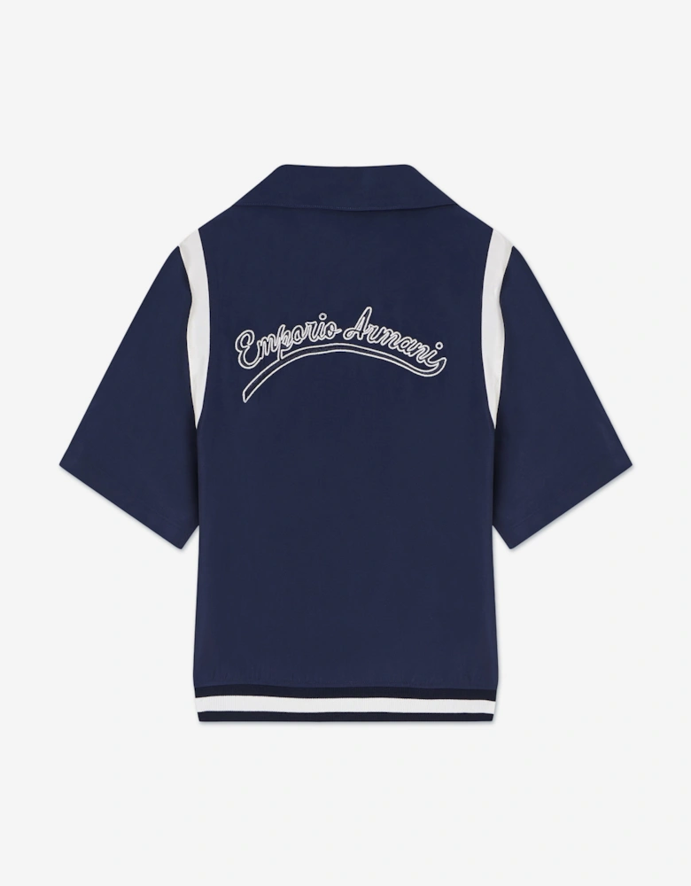 Baby Boys Logo Short Set in Navy