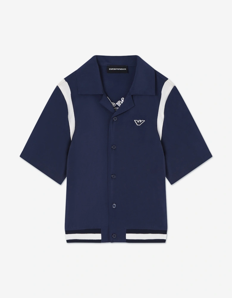 Baby Boys Logo Short Set in Navy