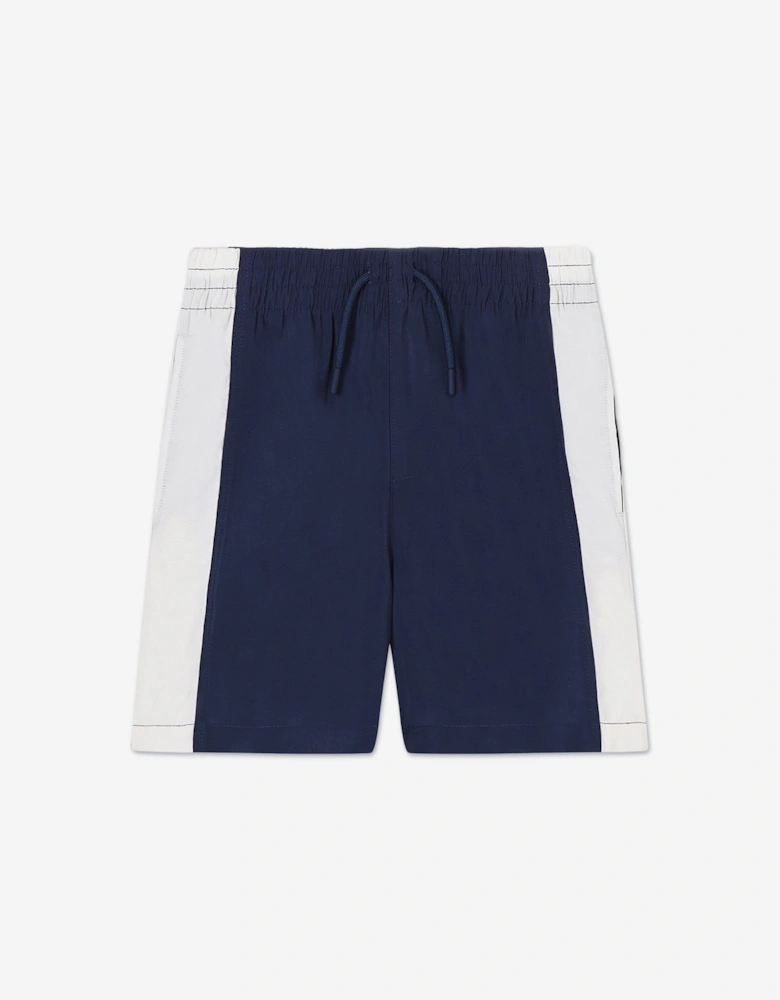 Baby Boys Logo Short Set in Navy