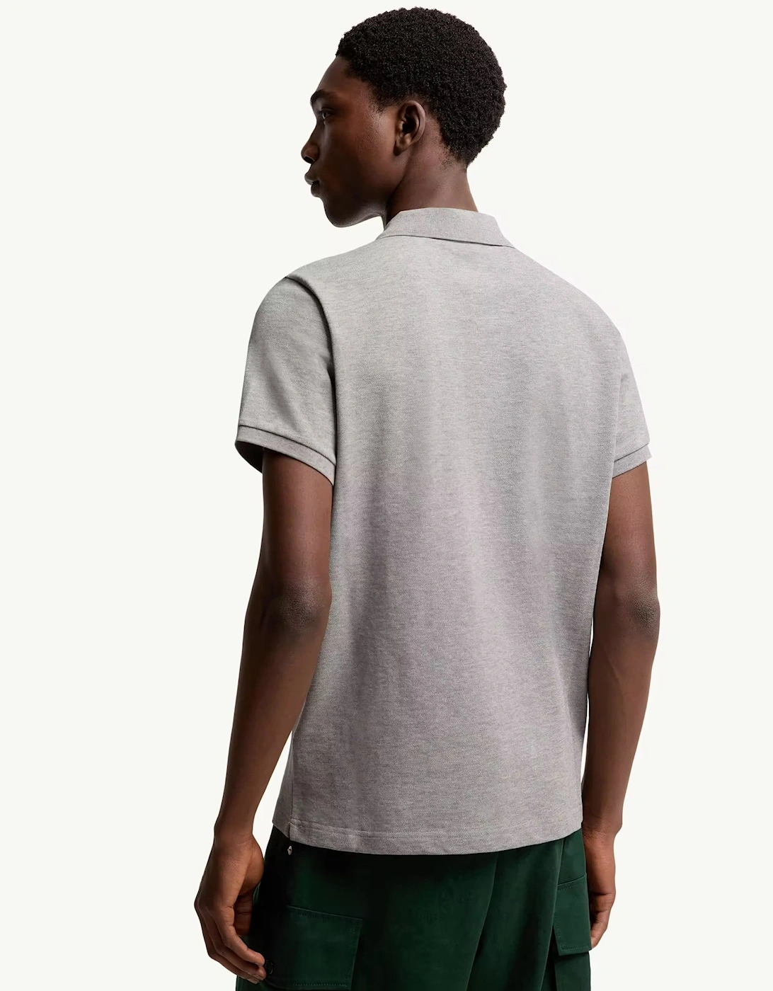 Piquet Polo Shirt Grey