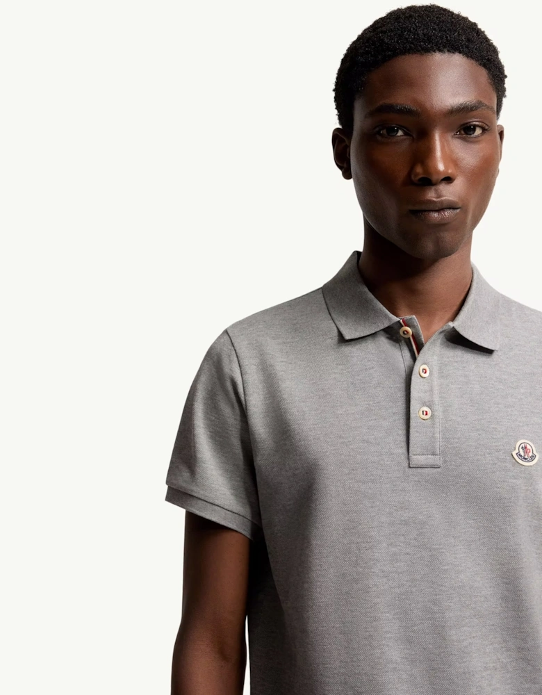 Piquet Polo Shirt Grey
