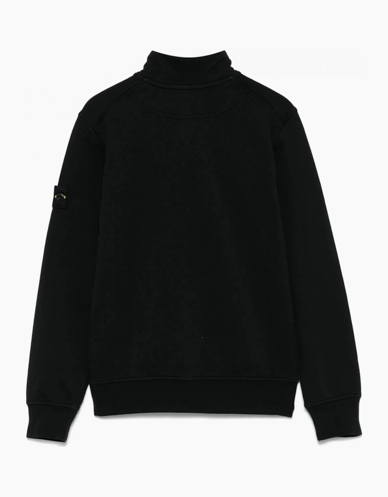 Kids 1/4 Zip Compass Sweatshirt Black