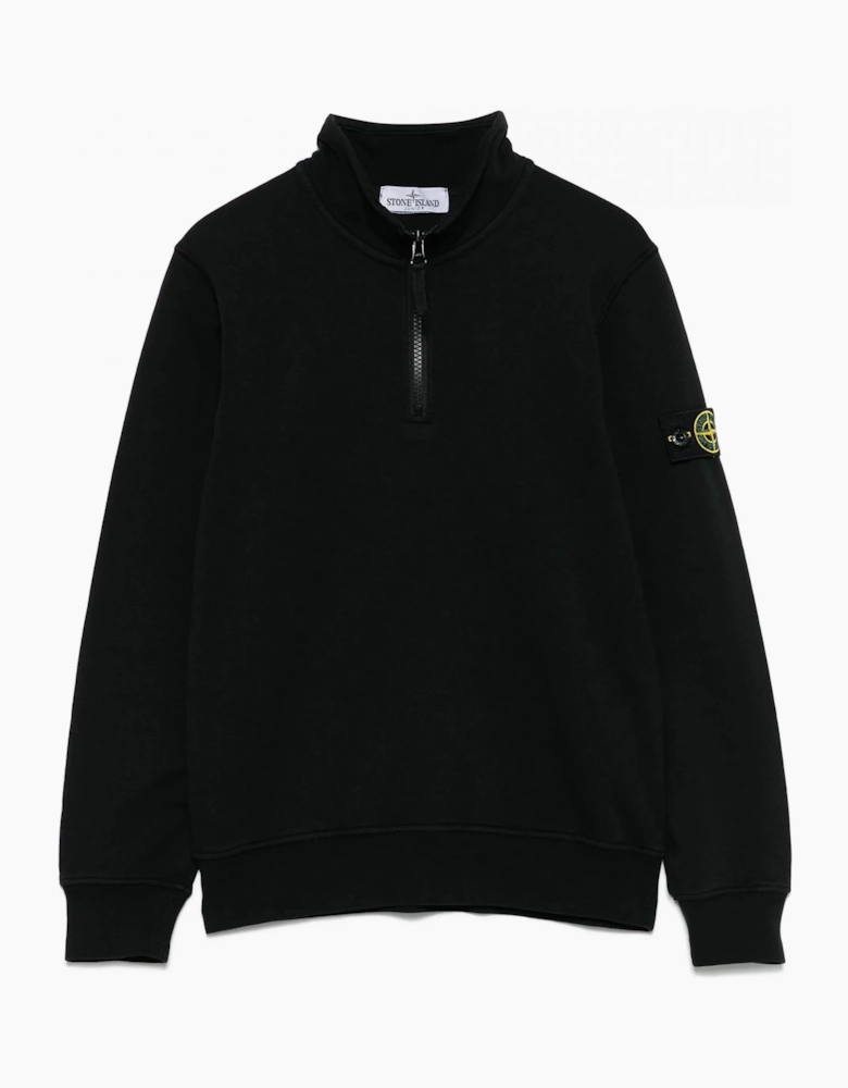 Kids 1/4 Zip Compass Sweatshirt Black