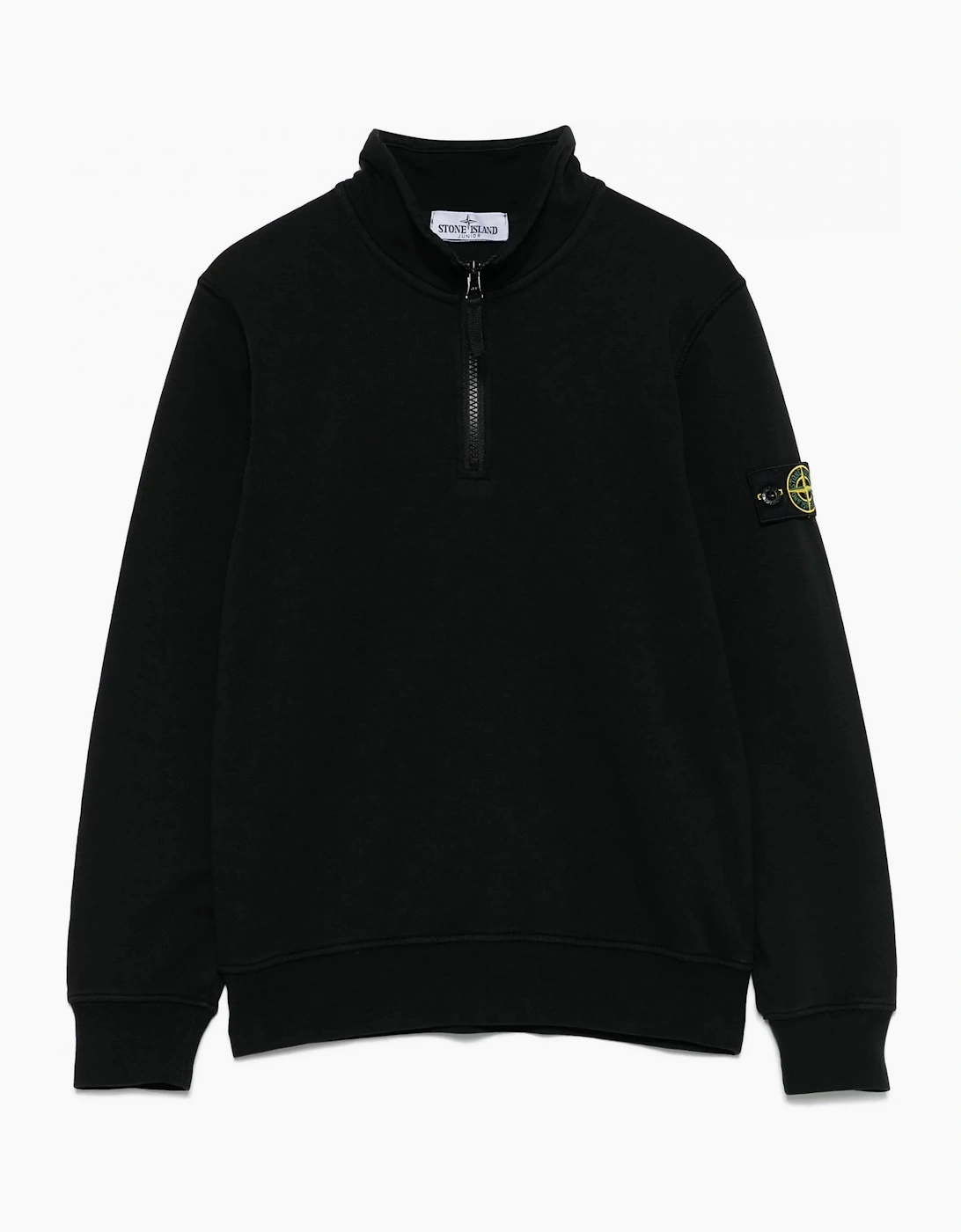 Kids 1/4 Zip Compass Sweatshirt Black, 4 of 3