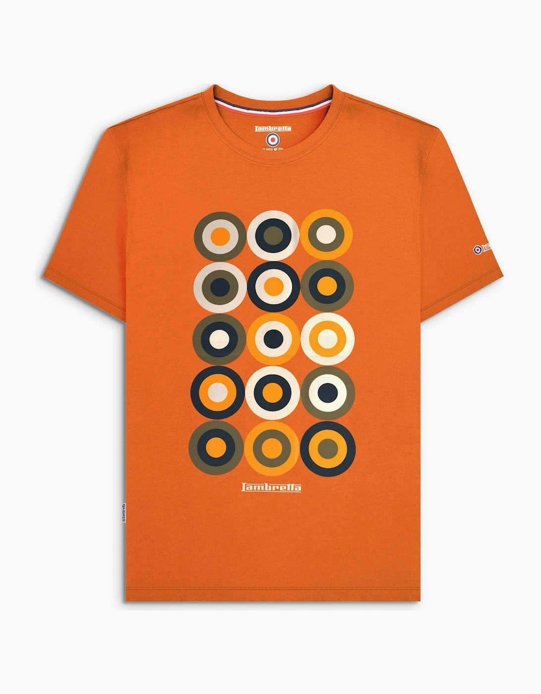 Mens Mod Target Short Sleeve T-Shirt, 2 of 1