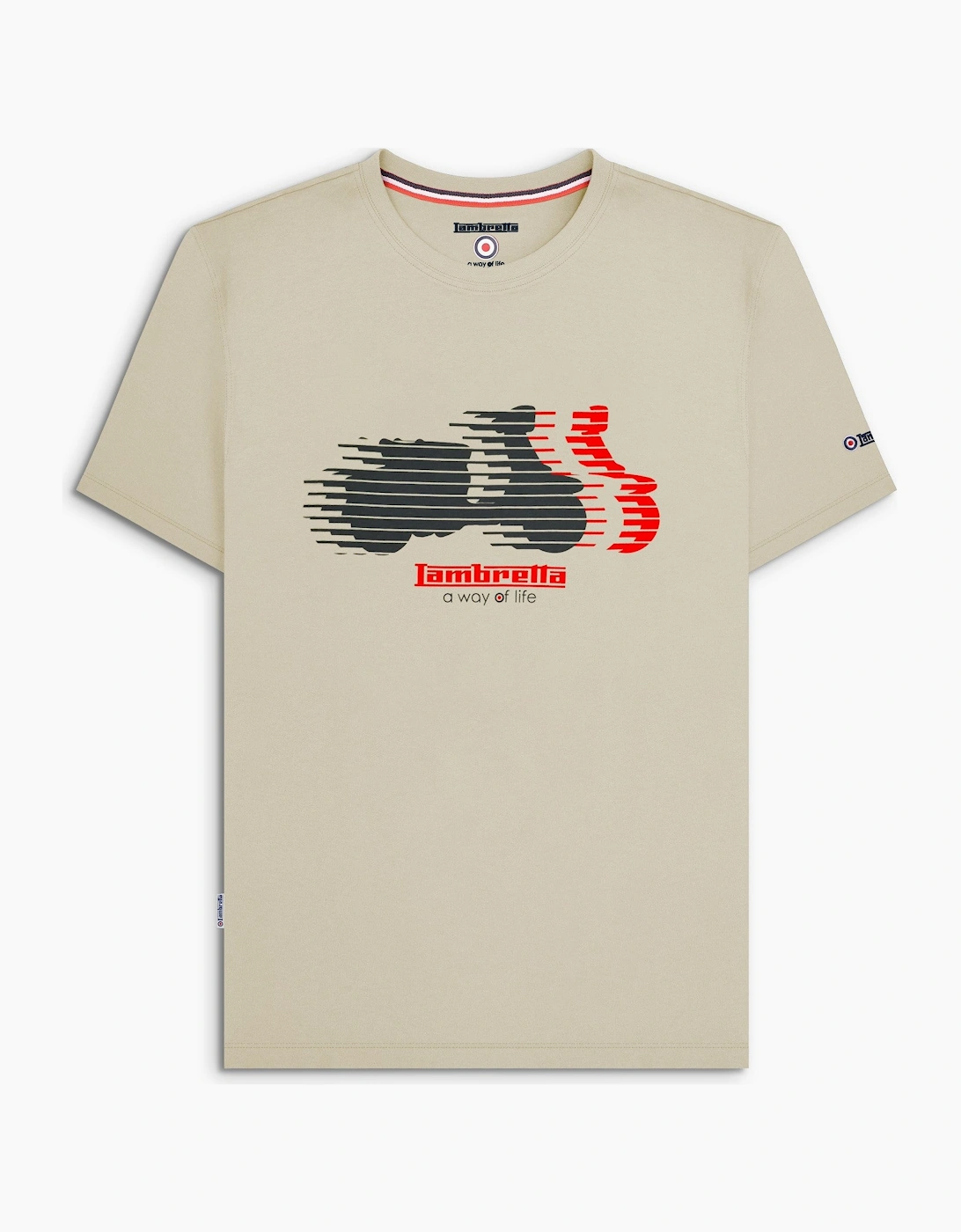 Mens Scooter Blur Short Sleeve T-Shirt, 2 of 1