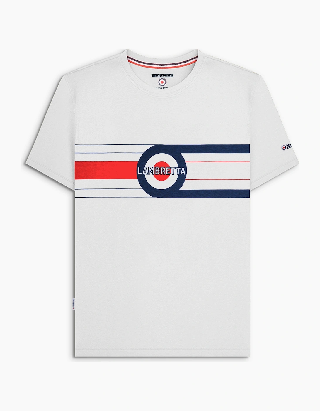 Lambretta Mens Target Band Short Sleeve T-Shirt