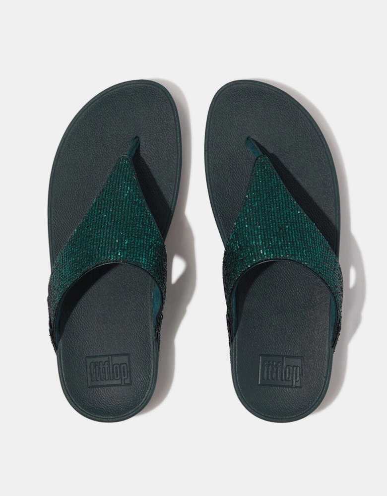 Lulu Glitterball Toe-Post Sandals