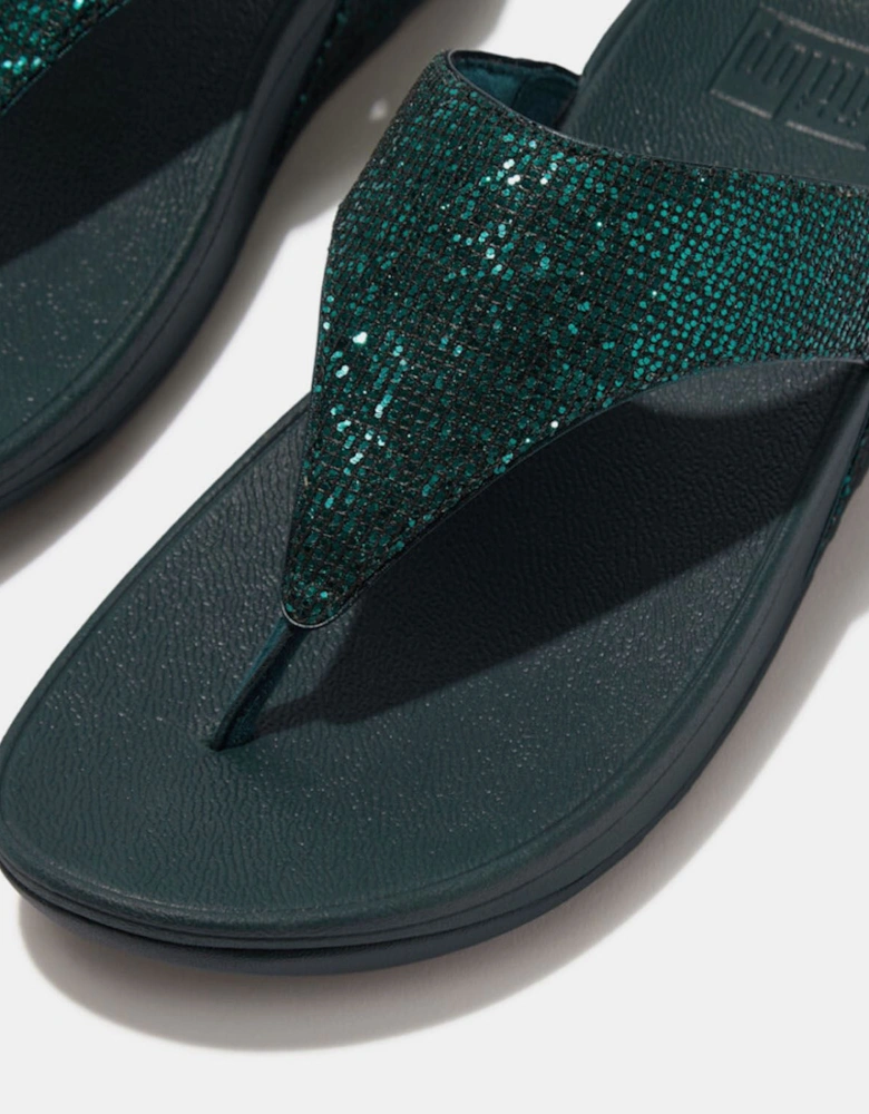 Lulu Glitterball Toe-Post Sandals