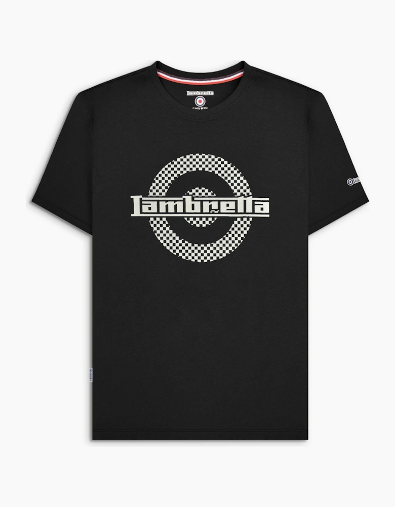 Mens Two Tone Target Short Sleeve T-Shirt