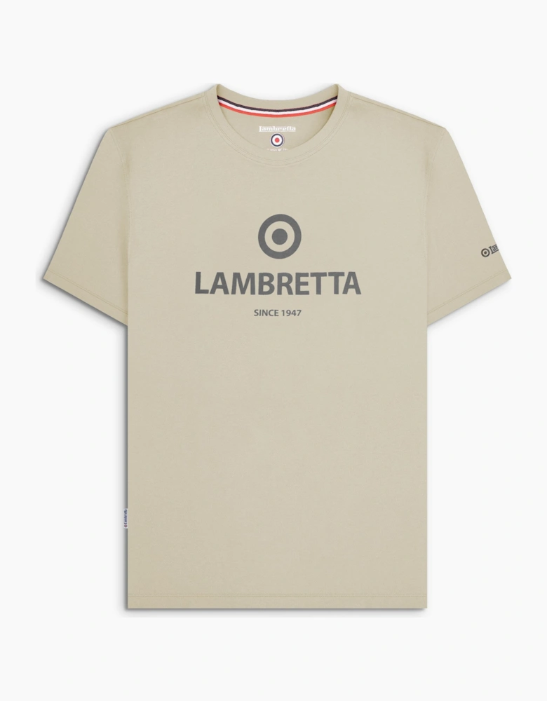 Mens Brand Target Short Sleeve T-Shirt