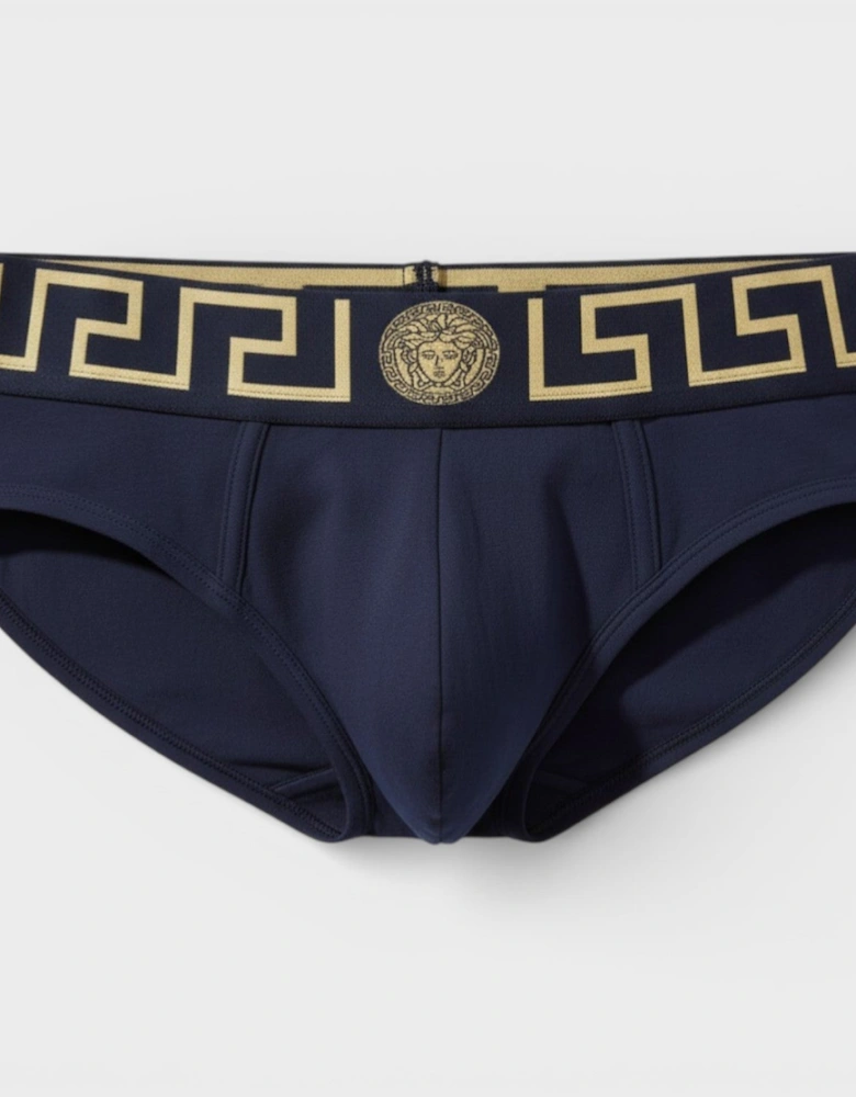Logo Low Rise Slip Underpants Navy