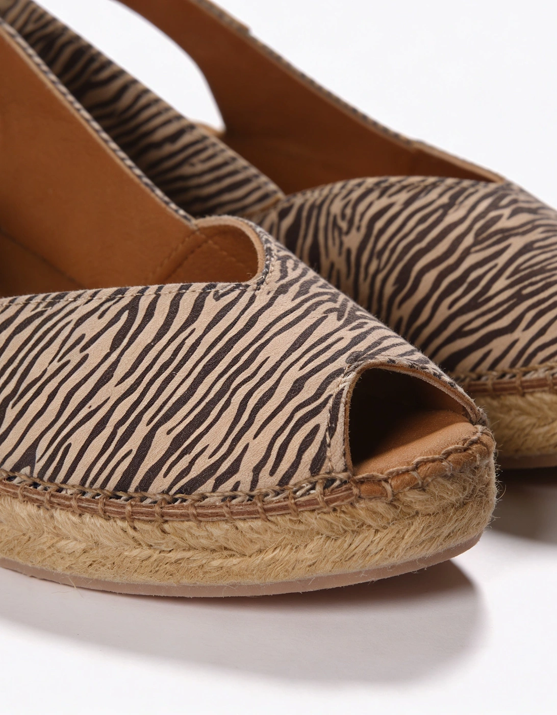 Toni Pons BERNIA-P Womens Wedge Sandals Zebra