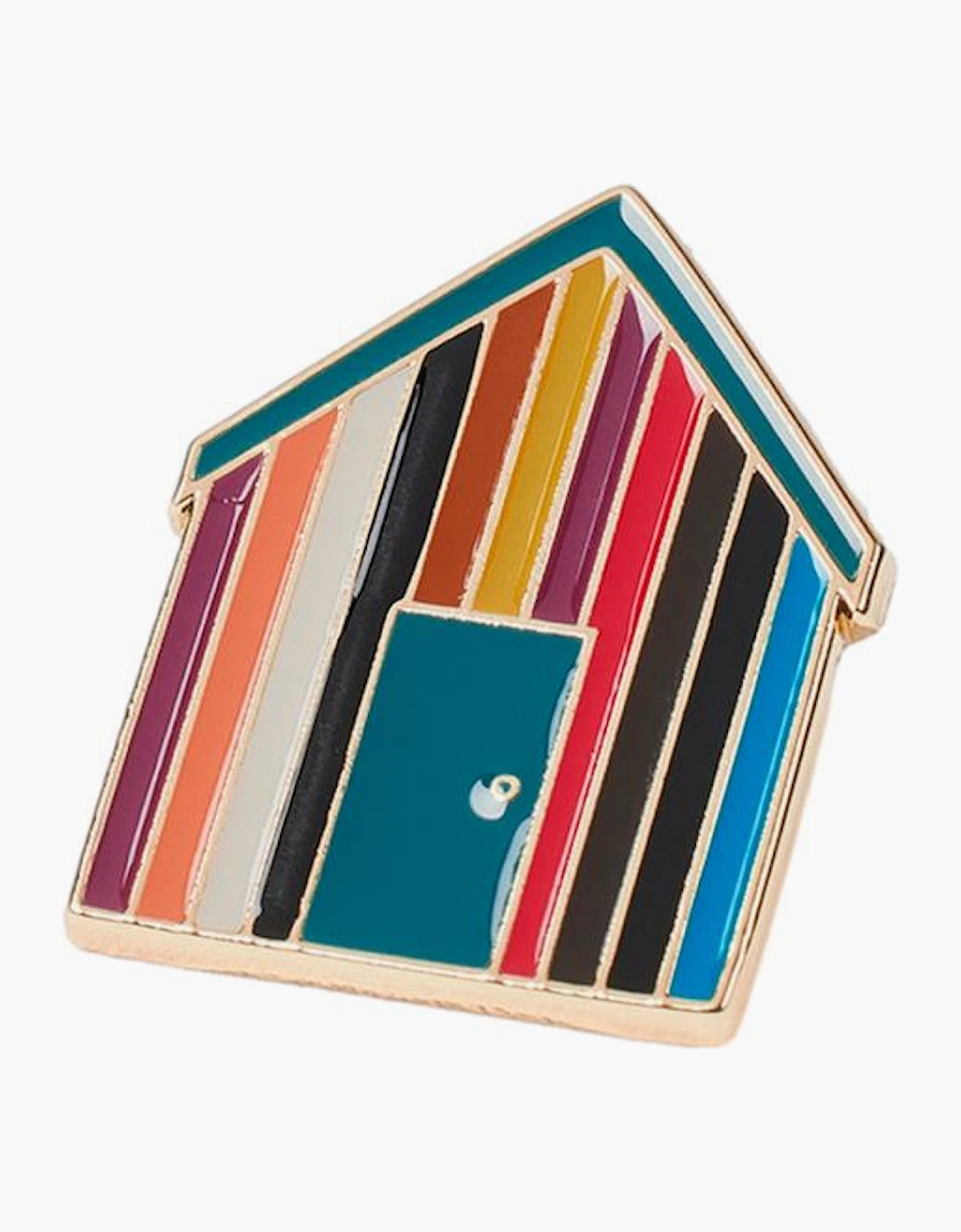 Barbour X Paul Smith Pin Badge MI35 Beach Hut