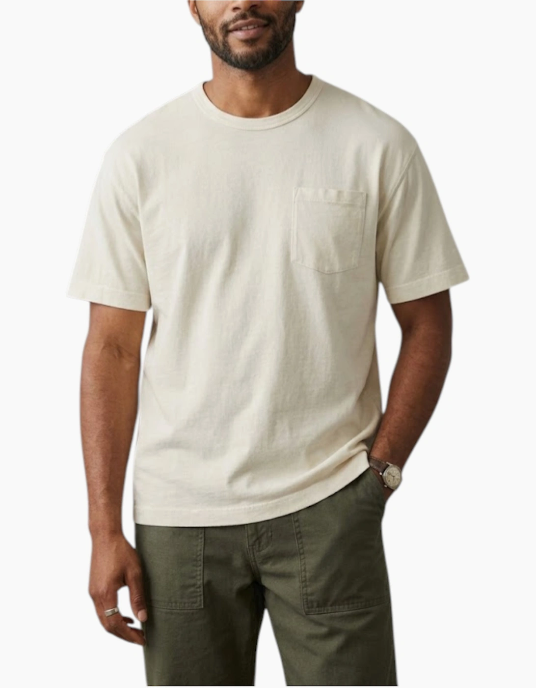 M&S Mens T Shirts Relax Fit Short Sleeve Top, 2 of 1