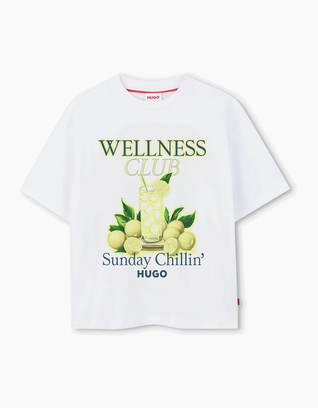 Boys White Yellow Lemon Printed Top, 4 of 3