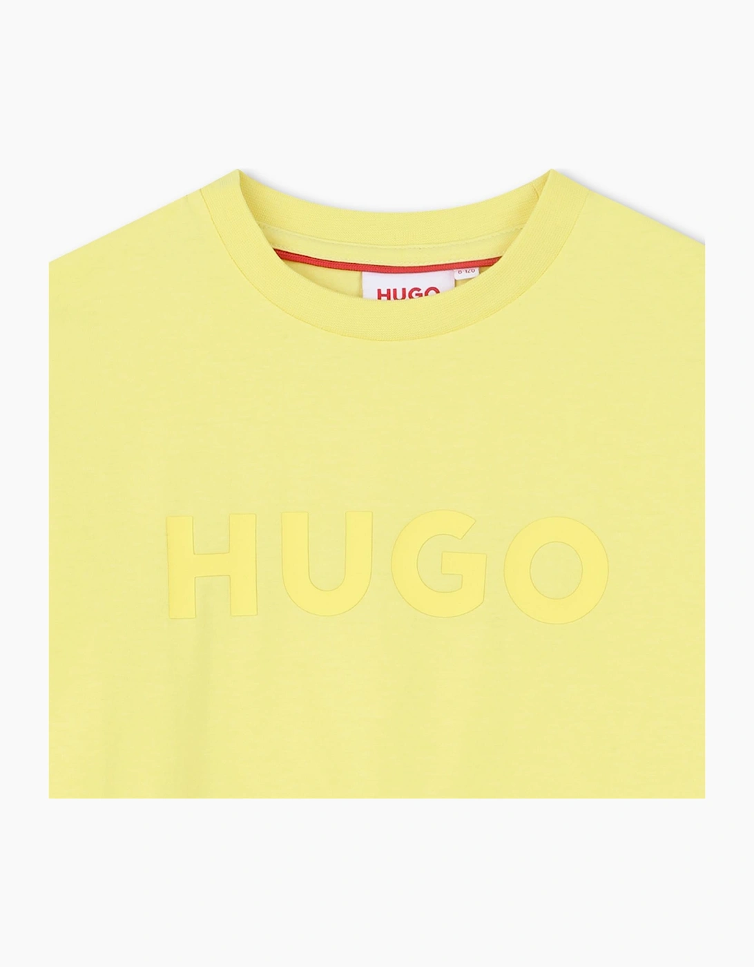 Boys Yellow Lemon Logo Top