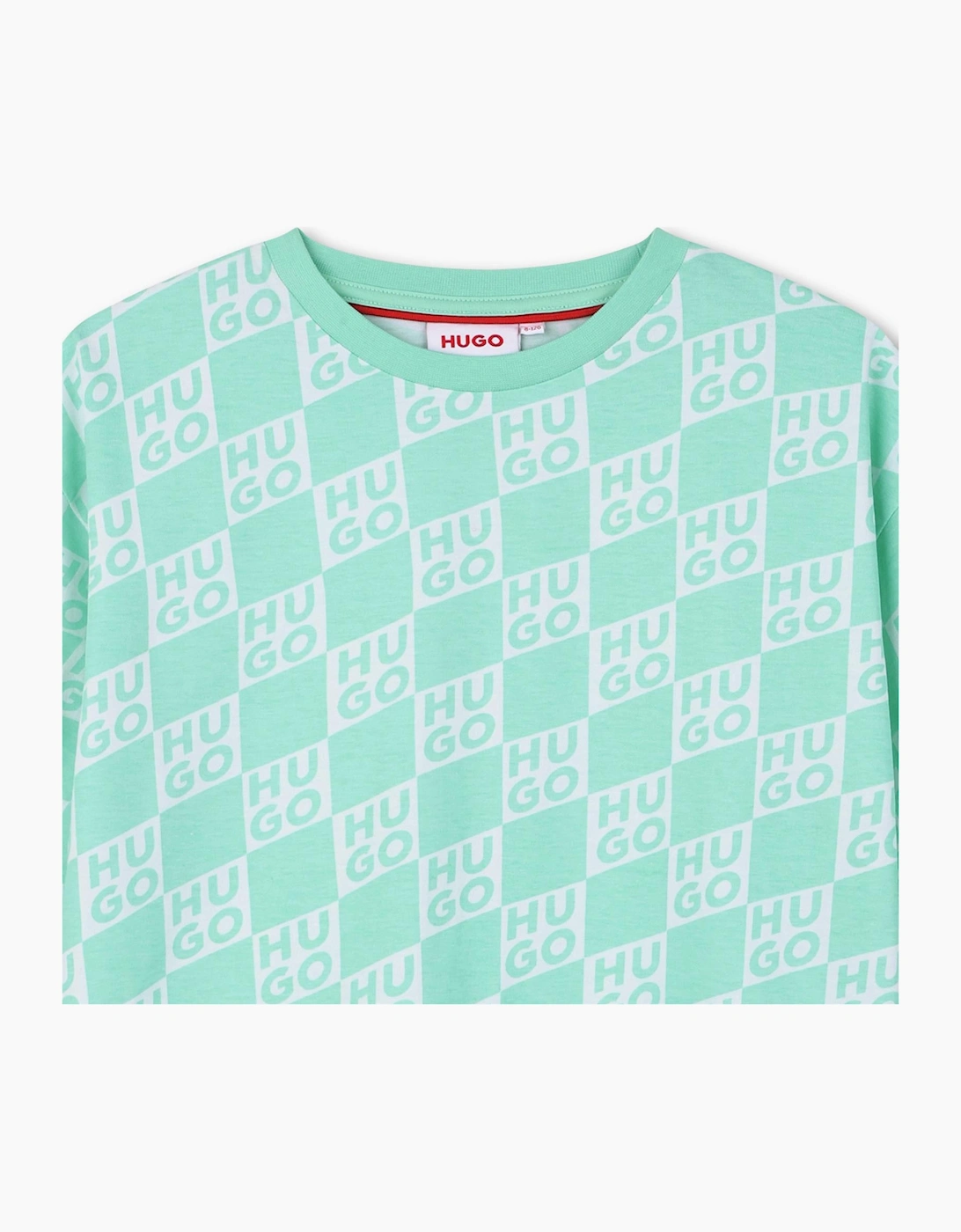 Boys Mint Green Logo Top