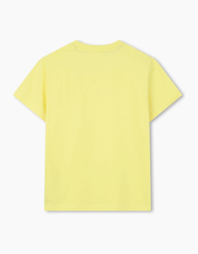 Boys Yellow Lemon Logo Top