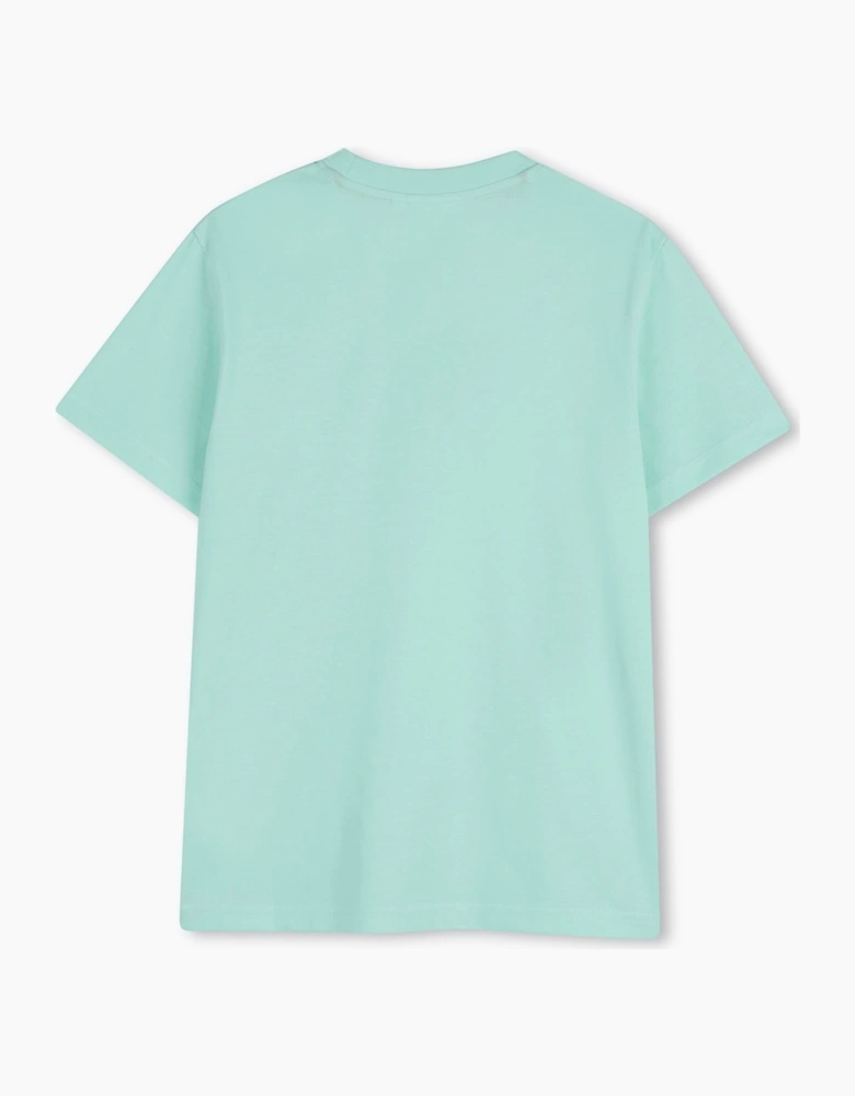 Boys Mint Green Logo Top