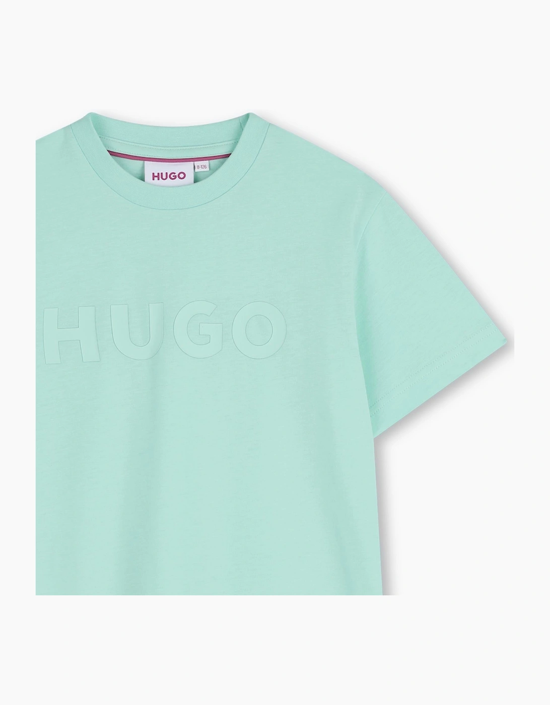 Boys Mint Green Logo Top