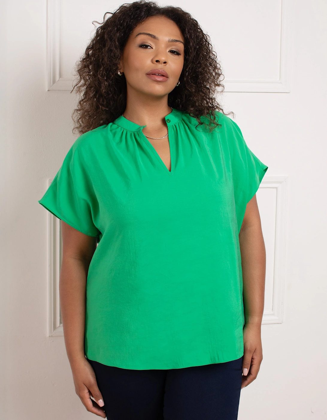 Green Highneck Top