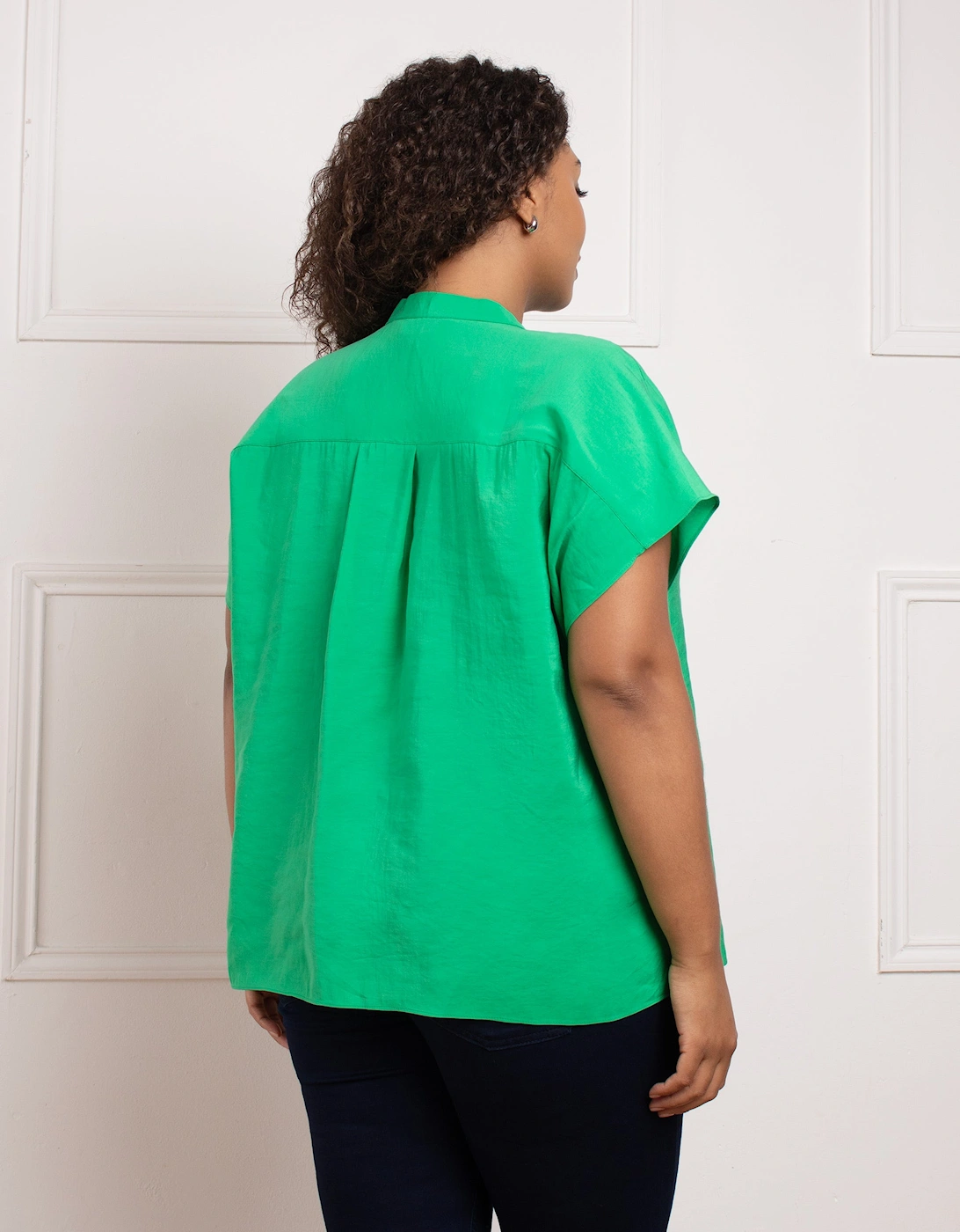 Green Highneck Top
