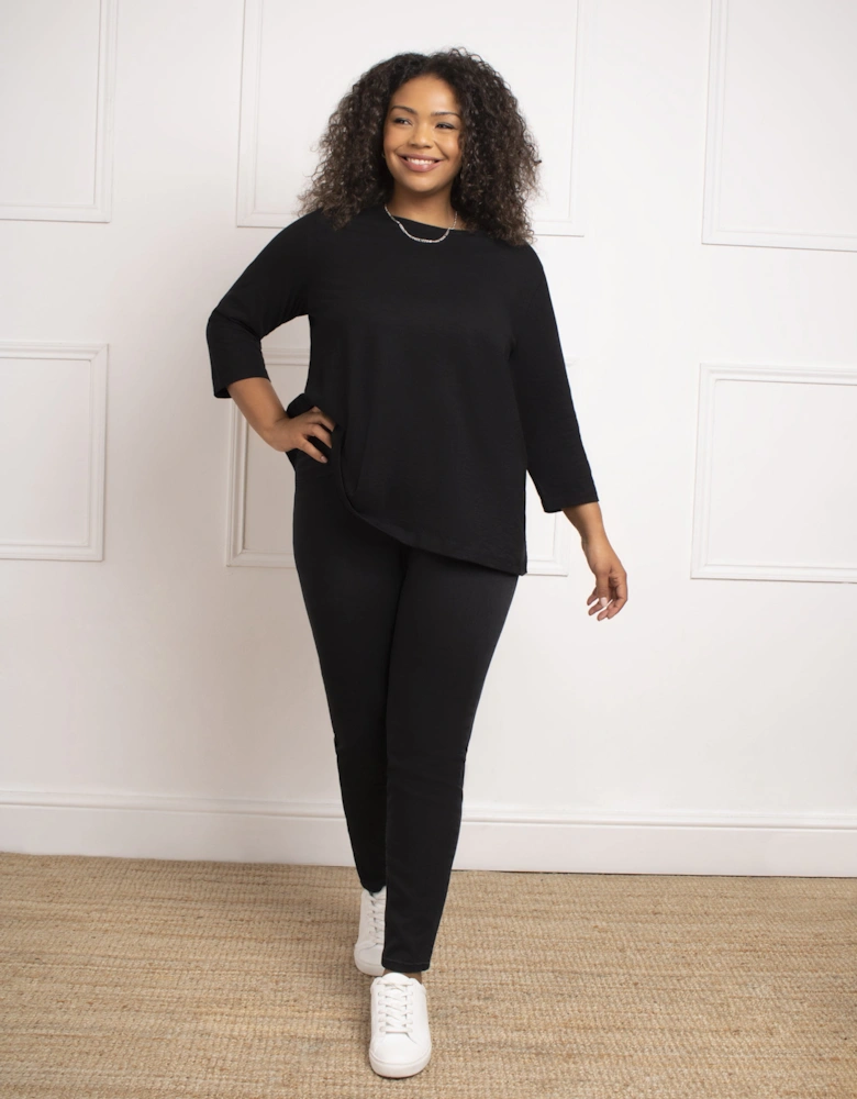 Black Denim Jeggings