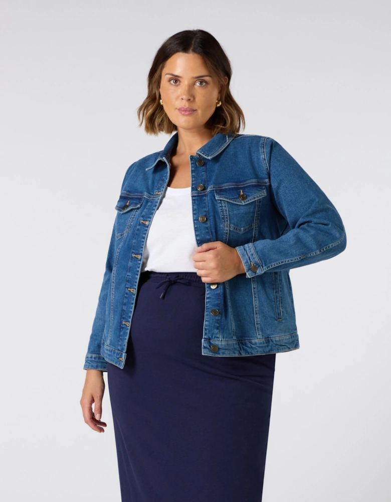 Mid Blue Denim Jacket