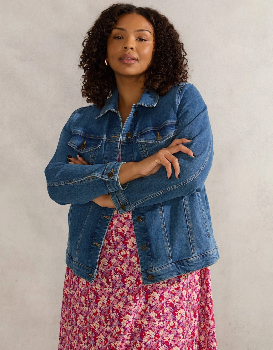 Mid Blue Denim Jacket