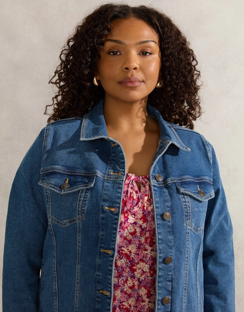 Mid Blue Denim Jacket