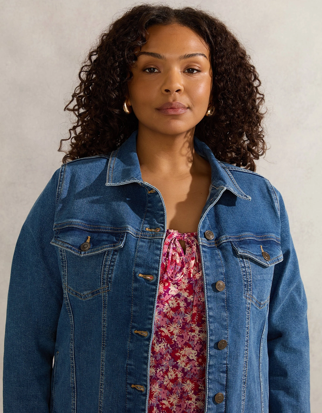 Mid Blue Denim Jacket