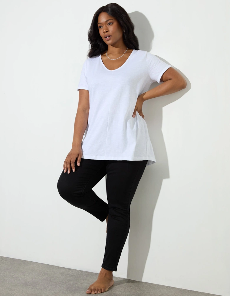 Black Denim Jegging