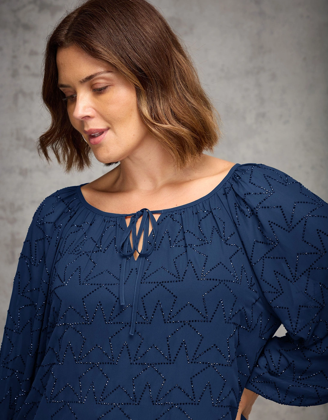Blue Star Embellished Top, 4 of 3