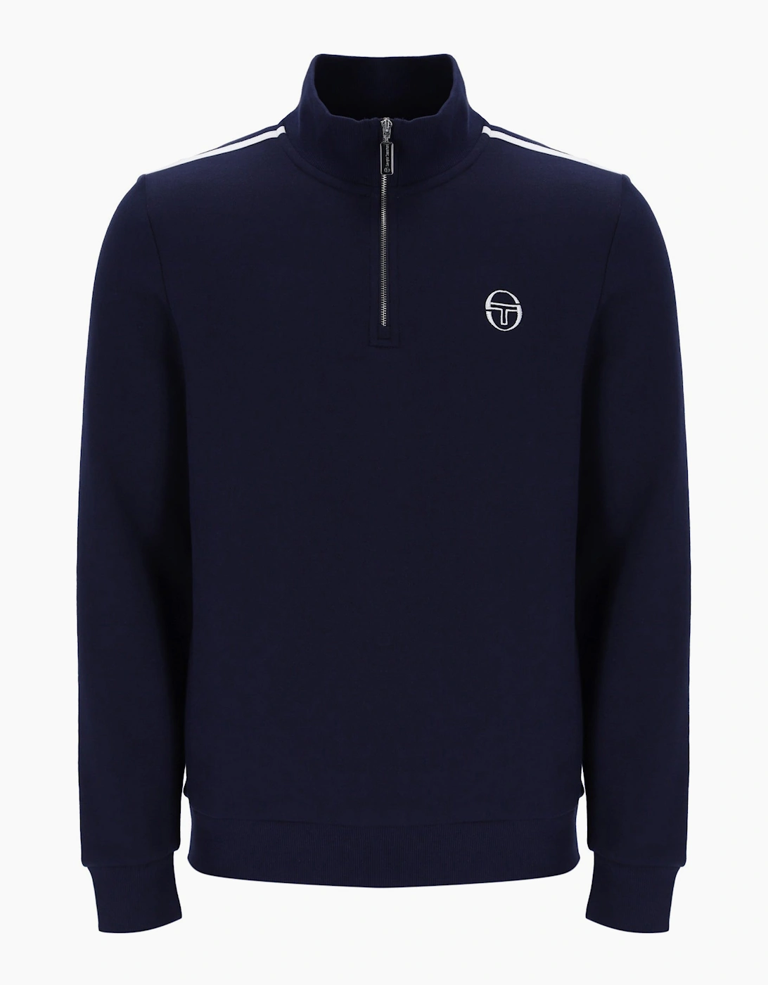 Locchi 1/4 Zip Sweatshirt Maritime Blue/White, 7 of 6