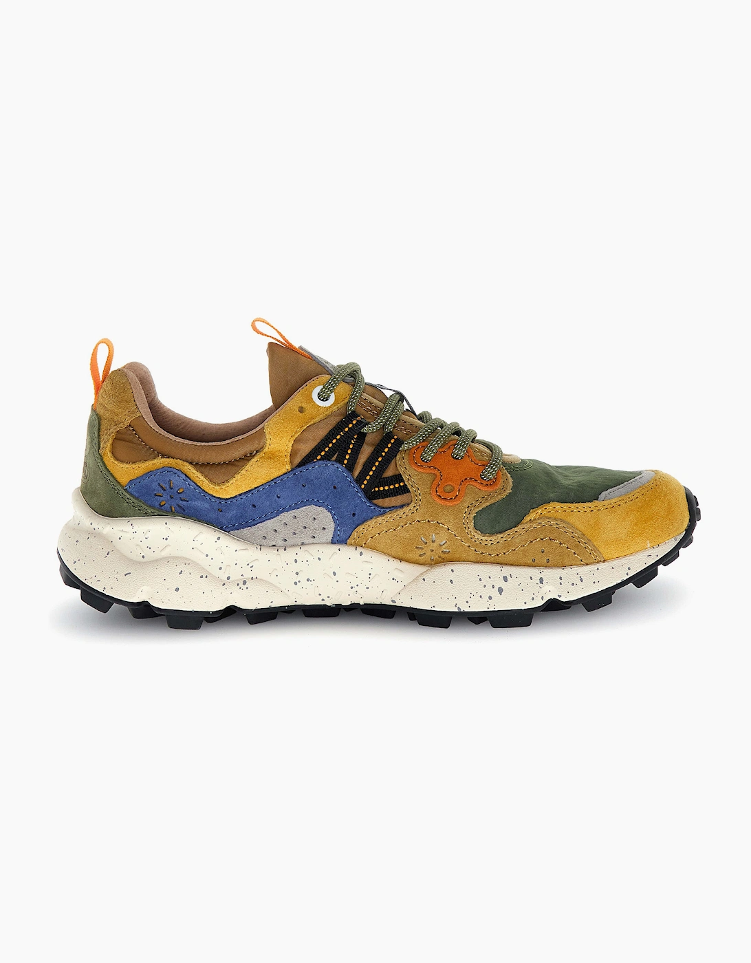 Flower Mountain Men's Yellow Kaky Beige Yamano 3 Trainers  8 Eu Size 42