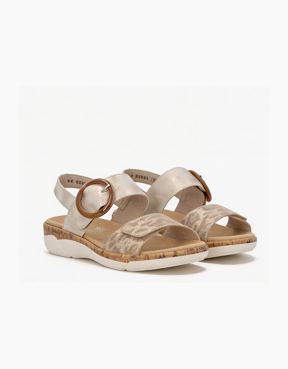 Remonte R6853 Womens Ankle Strap Sandals Multi
