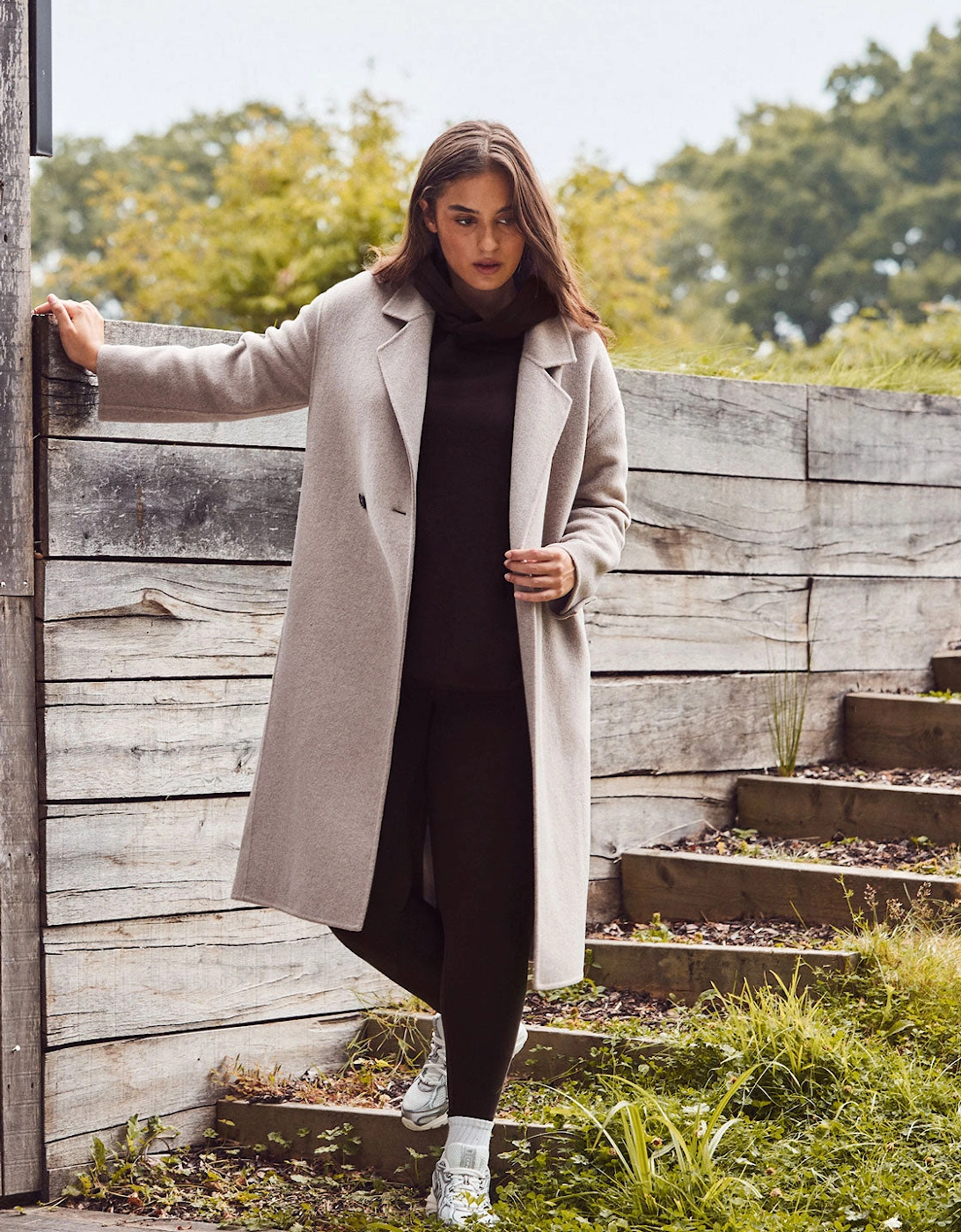 Chocolate Brown Relaxed Hooded Sweatshirt