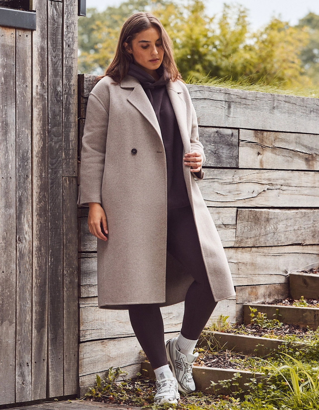 Oatmeal Double Faced Coat