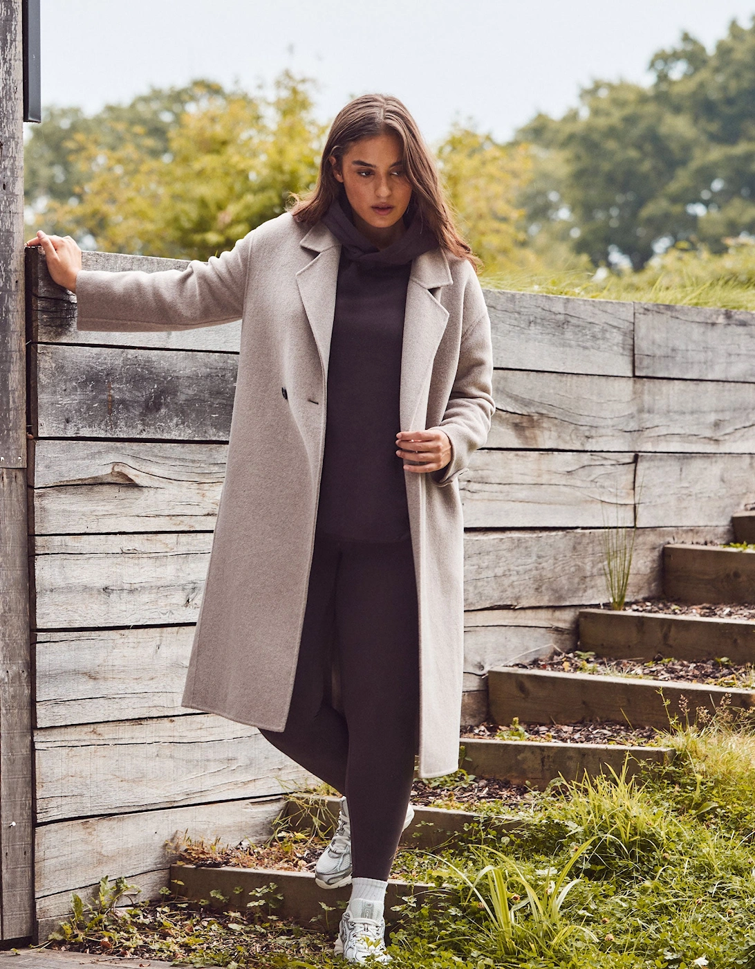 Oatmeal Double Faced Coat