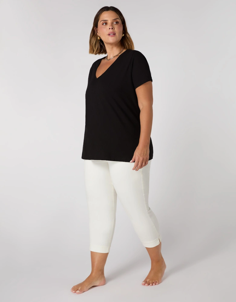 Ivory Cropped Jegging