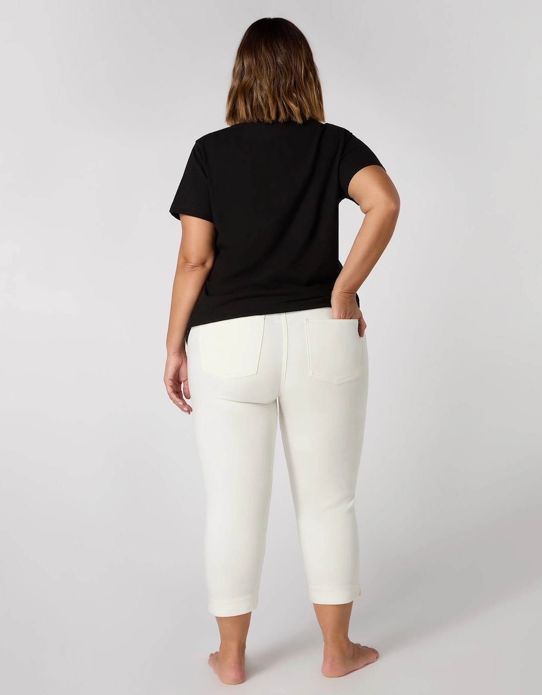 Ivory Cropped Jegging