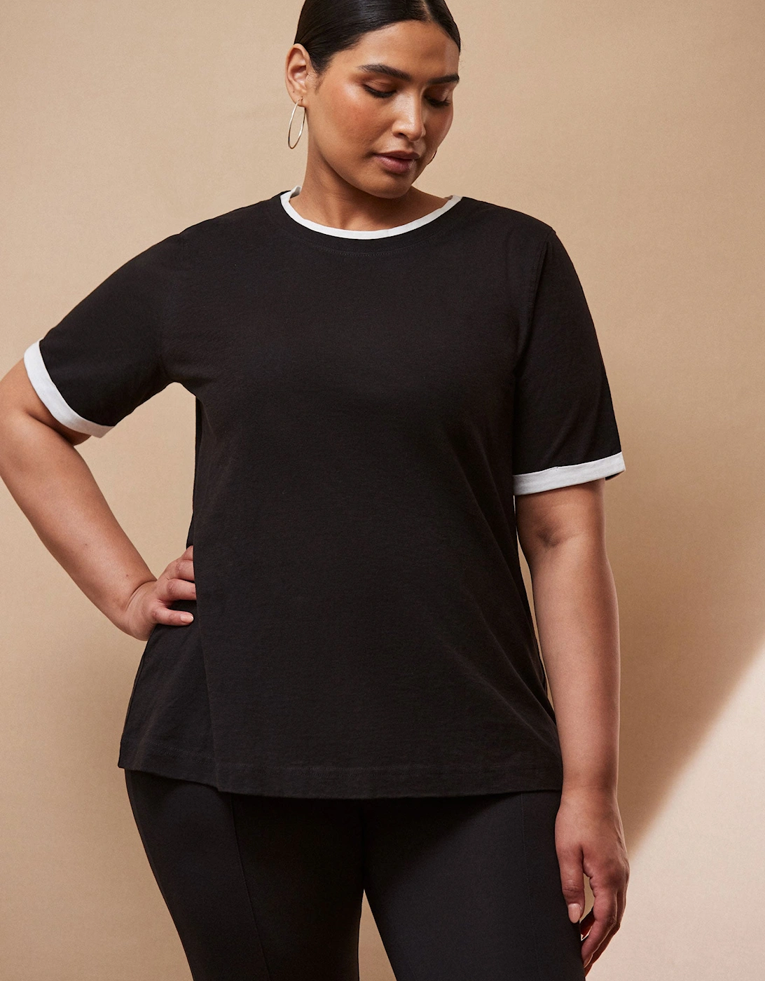 Black Contrast T-Shirt, 4 of 3